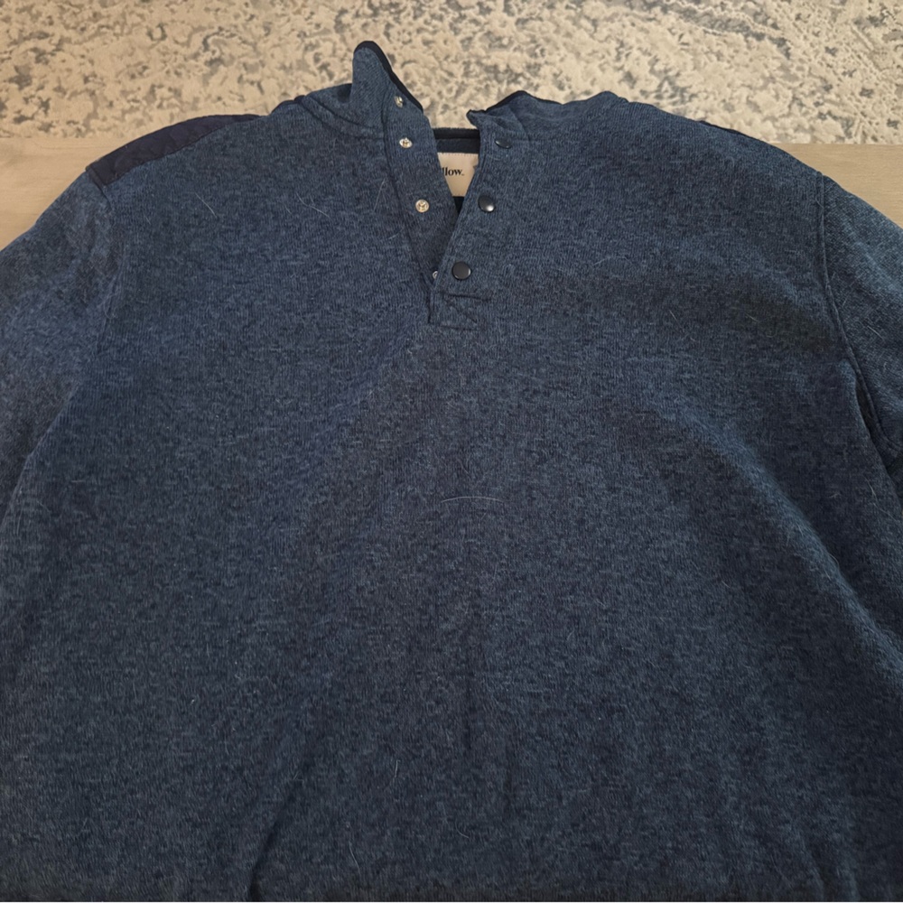 Goodfellow Men’s Pullover Sweater Navy Blue